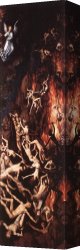 Judgment Canvas Paintings - Last Judgment Triptych [detail 9] by Hans Memling
